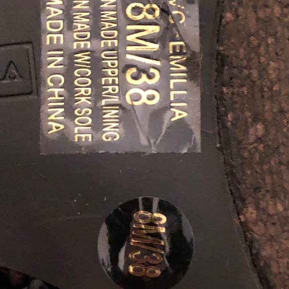 Vince Camuto Black Heeled Open Toe Booties - Picture 6 of 6